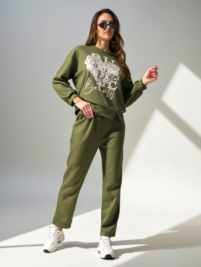 Ensemble en viscose Royalfashion pour femmes avec imprimé