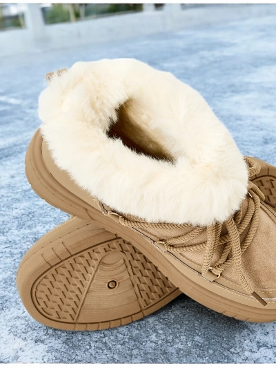 Bottes de neige à lacets pour femmes Royalfashion Moniuc