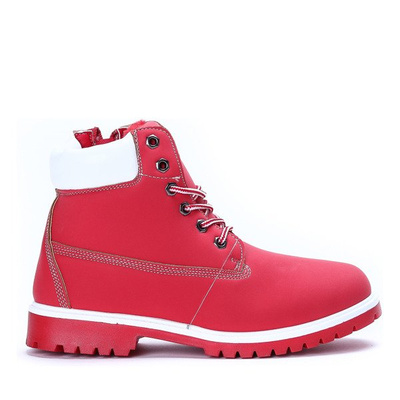 Bottes isolées rouges Nelli - Chaussures