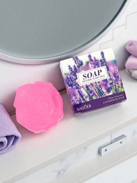 Royalfashion Savon glycériné en forme de fleur Avocat