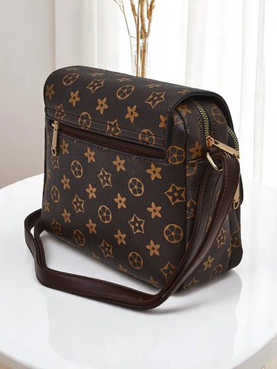 Royalfashion Square sac à main imprimé en similicuir écologique