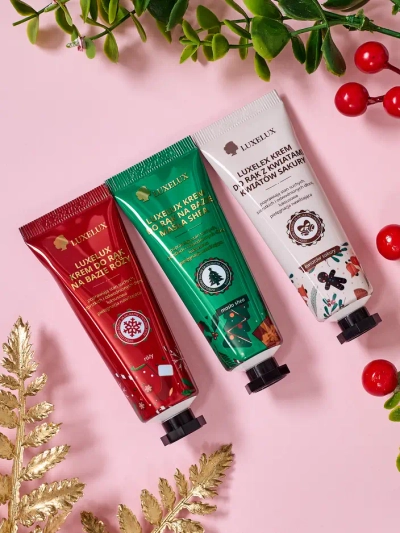 Ensemble de crèmes pour les mains Luxelux de la série essence botanique 25g