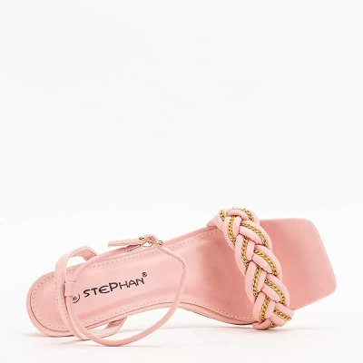 OUTLET Sandales femme roses sur talon haut Tenedi - Footwear