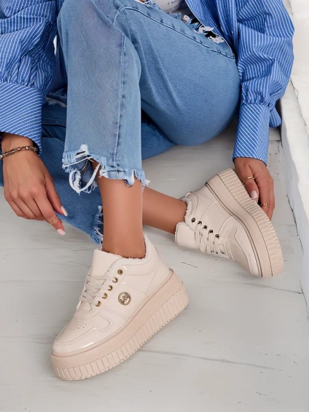 Royalfashion Baskets chauffantes pour femme avec fourrure Rozit