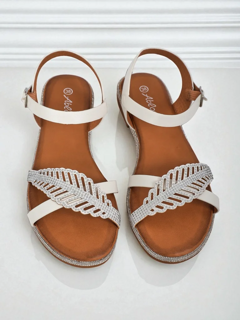 Royalfashion Sandales plates pour femmes Willow Grace