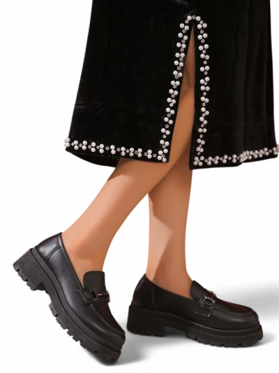 Royalfashion Mocassins pour Femmes Ellason