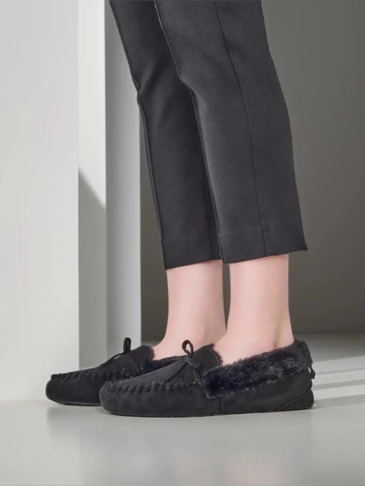 Mocassins pour femmes Royalfashion avec fourrure Ahtikes