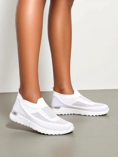 Chaussures de sport en tissu slip-on pour femmes Royalfashion Terrifa