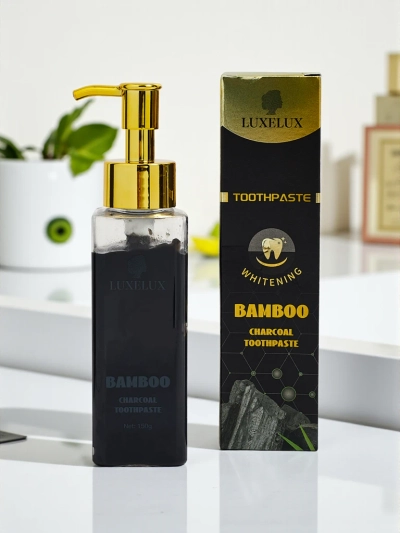 LUXELUX Dentifrice blanchissant à la taurine et au charbon actif