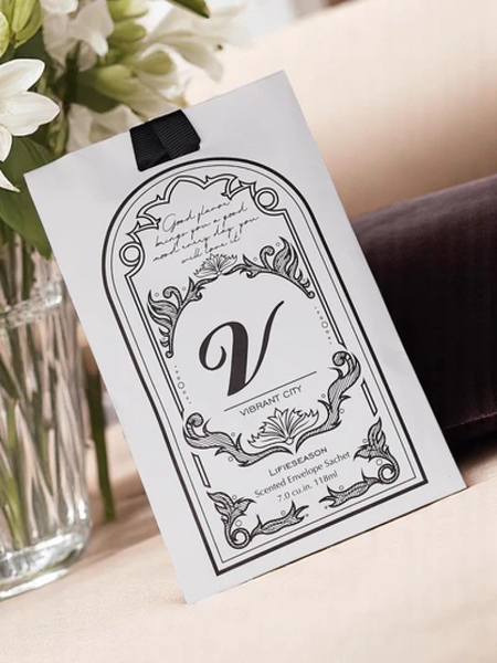 Sachets parfumés pour voitures, sacs, placards et salles de bain Vibrant City