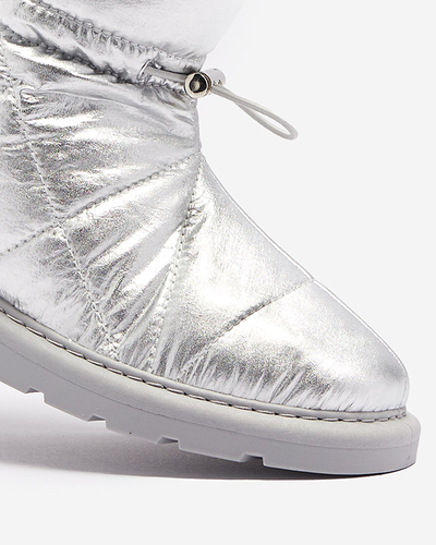 Silver bottes isolées pour femmes a'la bottes de neige Kaliolen - Footwear