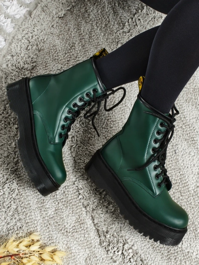 Bottines worker pour femmes avec gaufrage Isadore