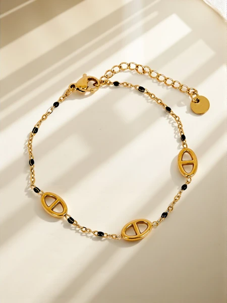 Bracelet Callisto Aurea avec perles plaqué or