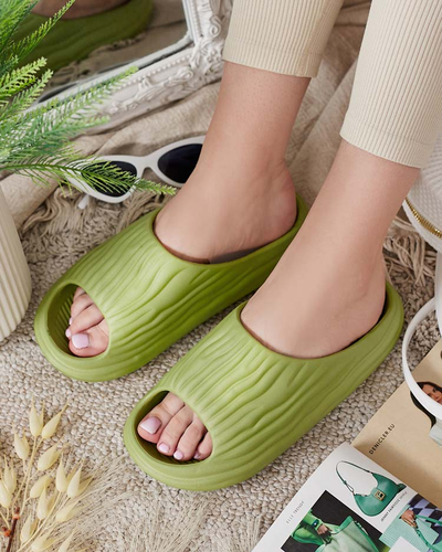 Royalfashion Tongs en caoutchouc Magged pour femme