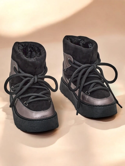 Bottes de neige à lacets pour femmes Royalfashion Iniuc