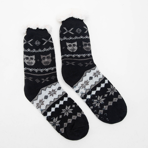 Chaussettes d'hiver femme à motifs - Sous-vêtements