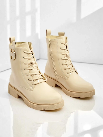 Bottines vernies à lacets pour femmes Kalen