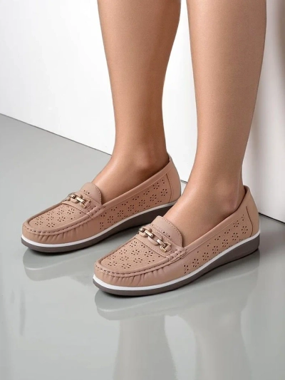 Royalfashion Mocassins perforés pour femmes Cerro