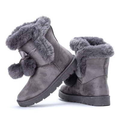 Bottes de neige grises avec fourrure Keira - Footwear