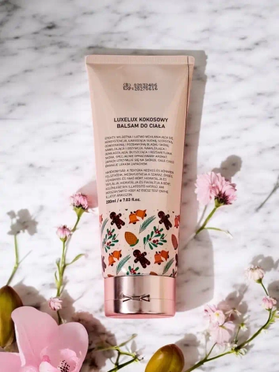 Baume corporel Luxelux de Noël au parfum de noix de coco 300 ml