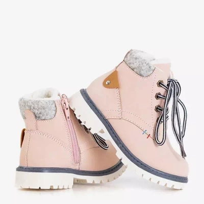 Bottines Tiptop isolées rose fille OUTLET - Chaussures