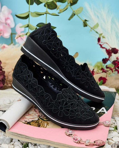 Royalfashion Demi-pointes à talon bas pour femme Dellio