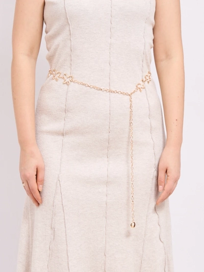 Ceinture métallique pour femmes Aurelia Motyl avec chaîne élégante - 115 cm