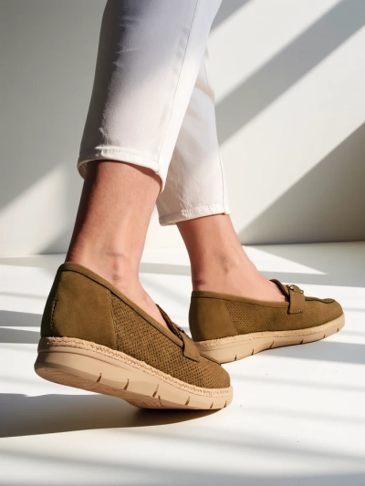 Royalfashion Ballerines pour femmes avec un accent décoratif sur le bout