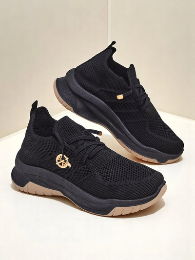 Royalfashion Chaussures de sport en tissu à enfiler pour femme Teletta