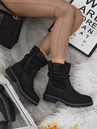 Bottines hautes pour femmes en éco-daim Liora