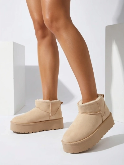 Royalfashion Bottes de neige a'la plateforme pour femmes Dagodo