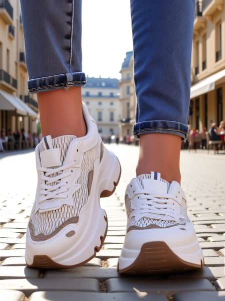 Royalfashion Baskets de Sport pour Femme Totter