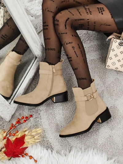 Bottines pour femmes en éco-daim Calivra