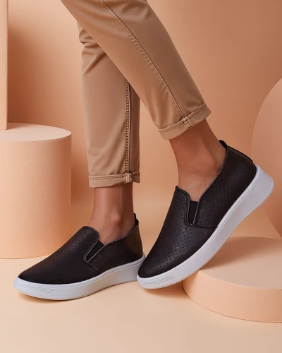 Royalfashion Chaussures de sport perforées pour femmes Musio