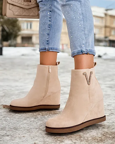 Royalfashion Nerias Bottes à talons pour femmes