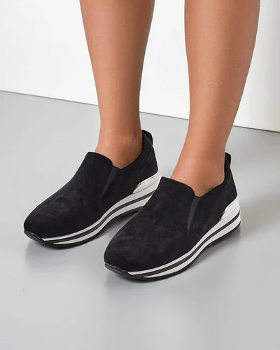 Royalfashion Ballerines éco-suède pour femmes Rabbite