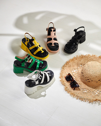 OUTLET Sandales à talons femme roses Agraves - Footwear