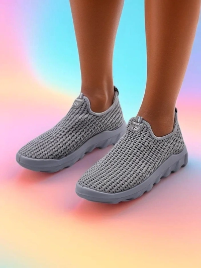 Royalfashion Chaussures de sport femmes à enfiler en tissu Erra