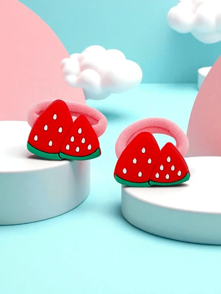 Royalfashion Élastiques à cheveux avec motif fruité Fruity Bloom