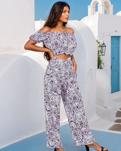Royalfashion Ensemble deux pièces pour femmes