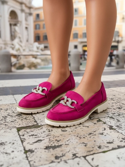 Royalfashion Élégantes mocassins femmes Bornello