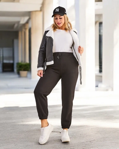 Royalfashion Pantalons de jogging pour femmes