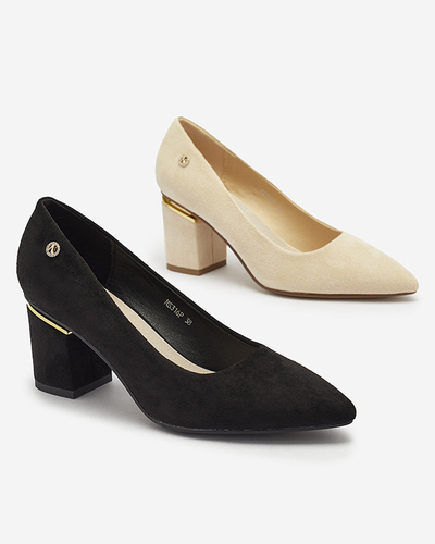 OUTLET Escarpins beige pour femme sur tige Nanly- Footwear