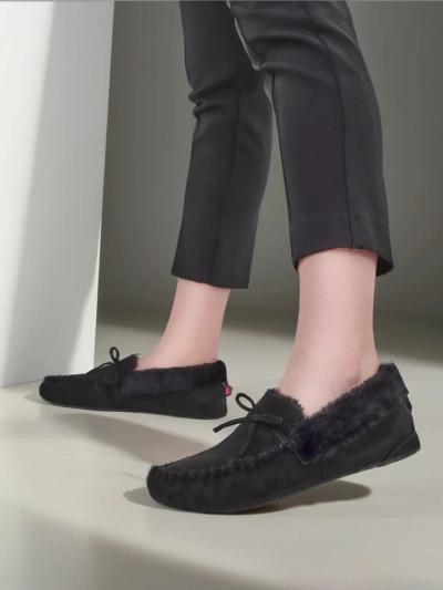 Mocassins pour femmes Royalfashion avec fourrure Ahtikes