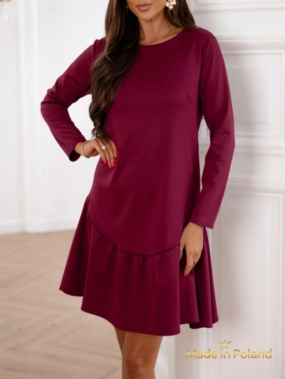 Mini-robe à volants pour femmes