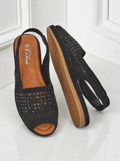 Sandales pour femmes, sandales espadrilles pour femmes avec strass Belle Sparkle