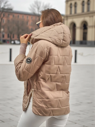 Veste matelassée pour femmes avec capuche et poignets élastiqués Silent Ridge