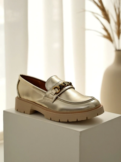 Mocassins Royalfashion pour femmes plaqués or Goldlove