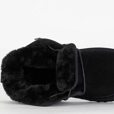 Bottes de neige Gavin noires pour hommes - chaussures