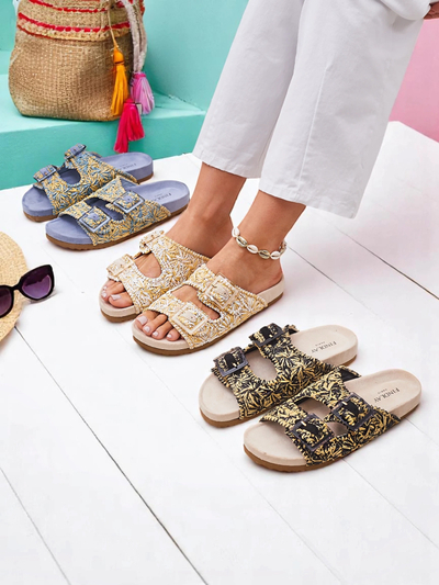 Sandales Royalfashion pour femmes avec boucles Samorra